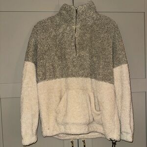 Fluffy multicolor jacket